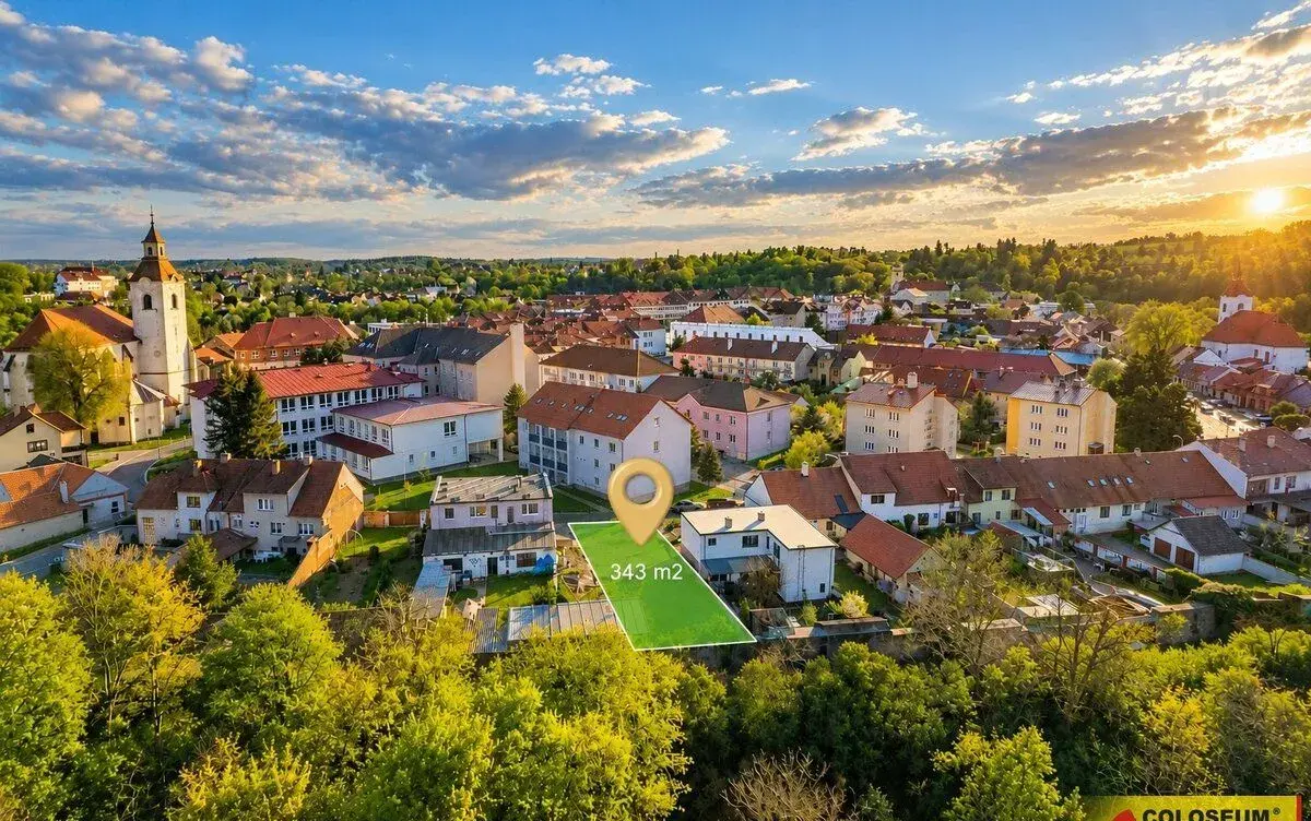 Moravský Krumlov, pozemek pro výstavbu RD, projekt, základov