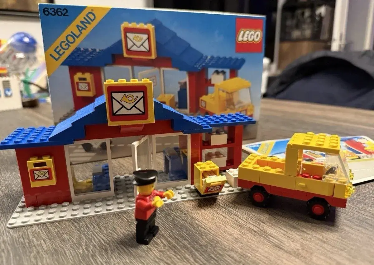Lego 6362. Post office. CITY.Legoland. Rarita