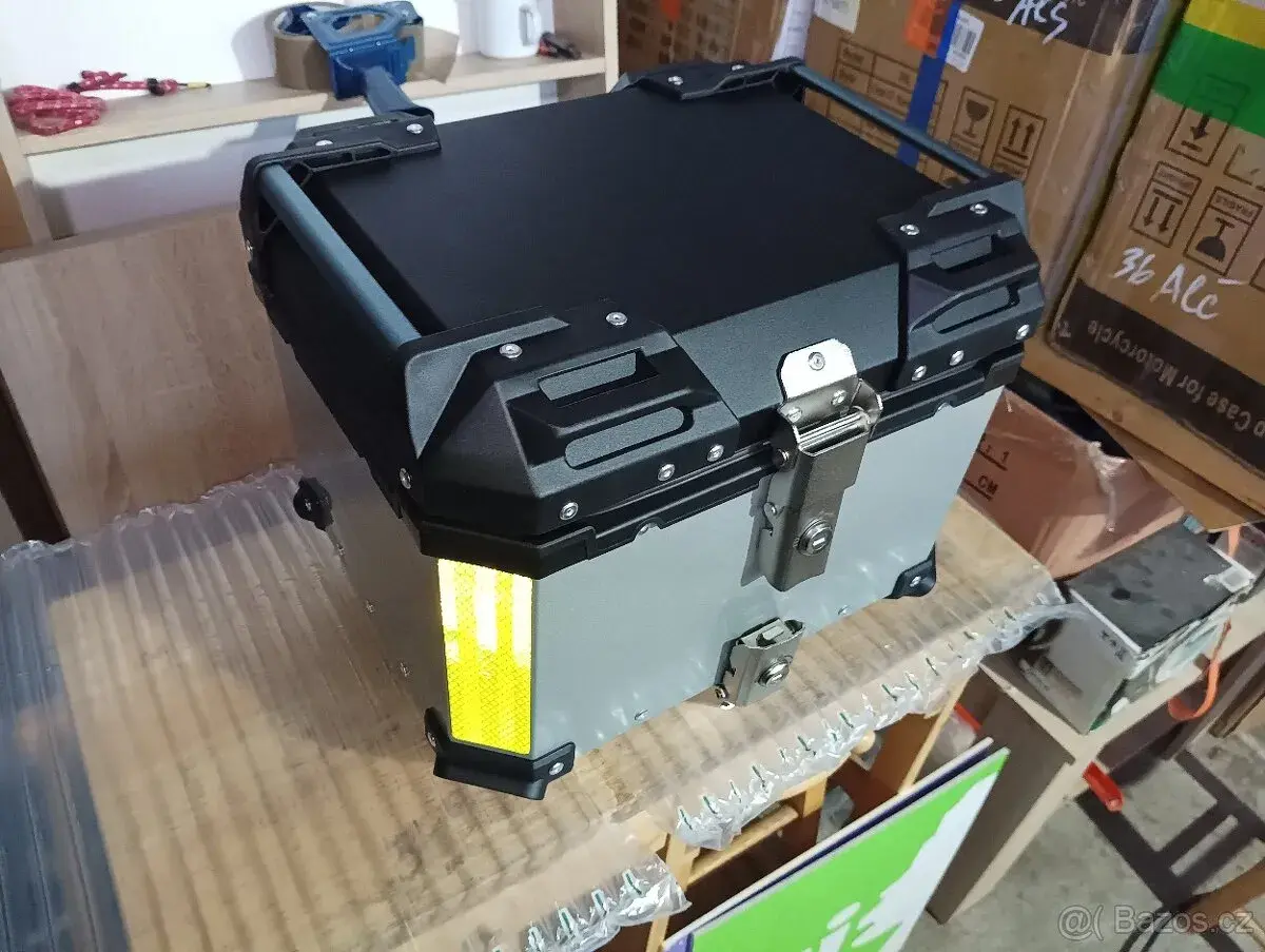 hliníkový TOPcase 36 l . NOVÝ . s plotnou