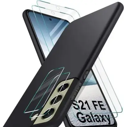Pouzdro a ochranná fólie pro Samsung Galaxy S21 FE 5G