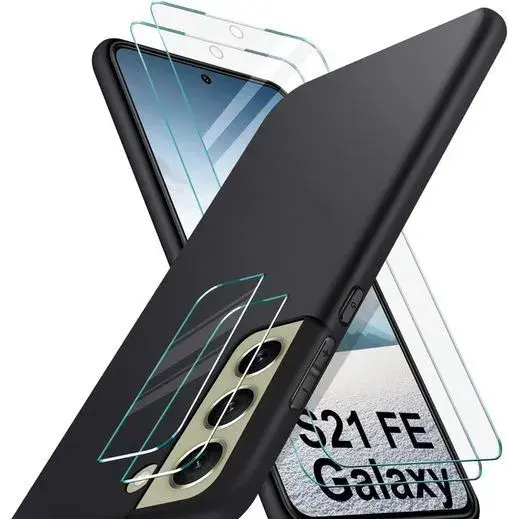 Pouzdro a ochranná fólie pro Samsung Galaxy S21 FE 5G