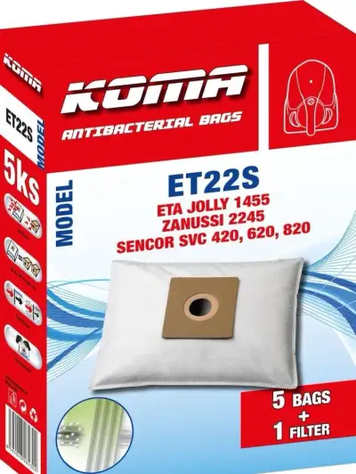Sáčky do vysavače ET22