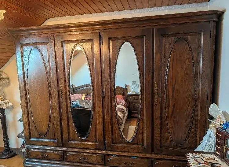Dubová krásná ložnice komplet