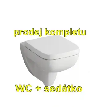 Geberit sedátko + Keramag WC