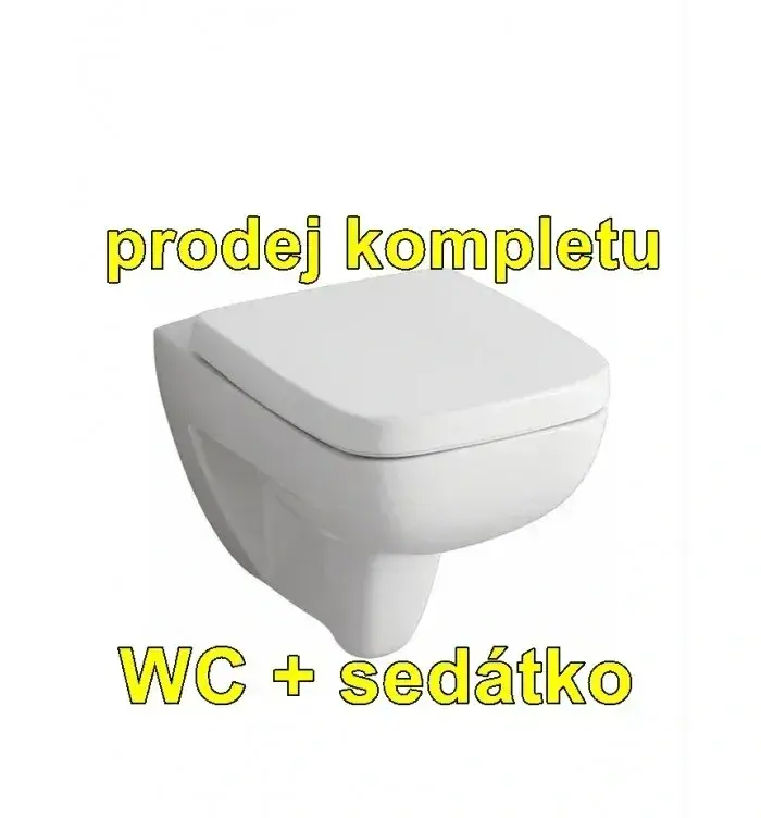 Geberit sedátko + Keramag WC