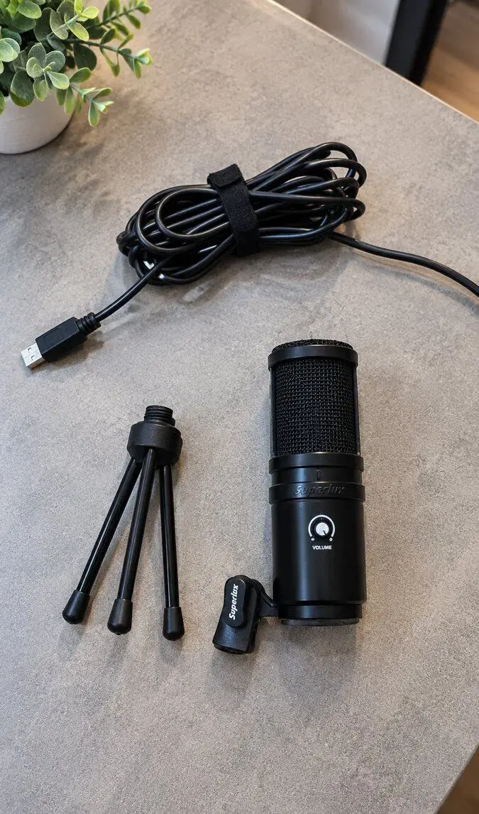 Superlux E205UMKII – USB mikrofon + stojánek + kabel