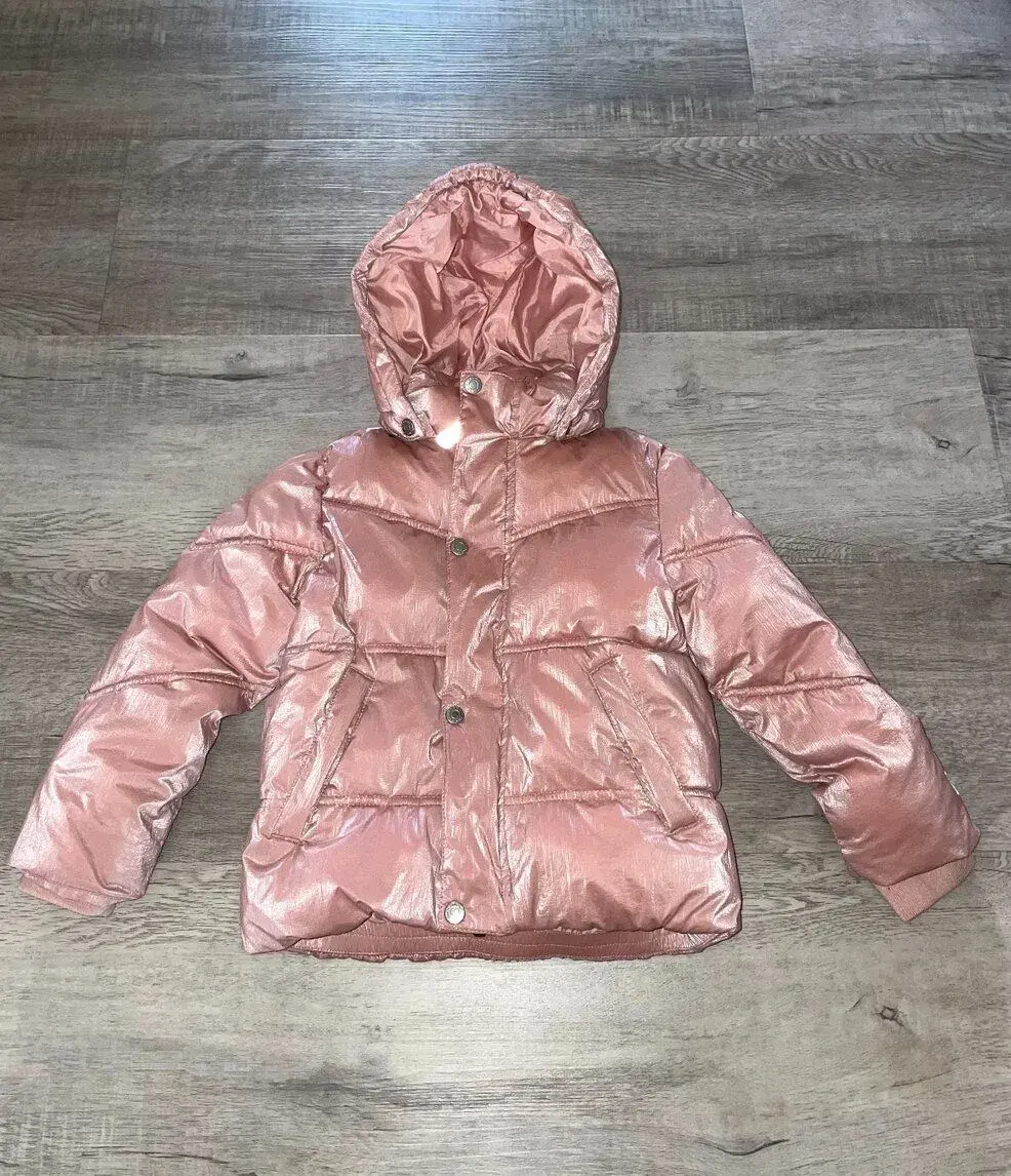 Bunda zimní prošívaná lesklá Misty Rose Minymo