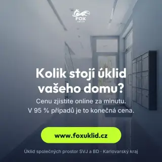 Úklid společných prostor SVJ a bytových domů, Karlovarsko
