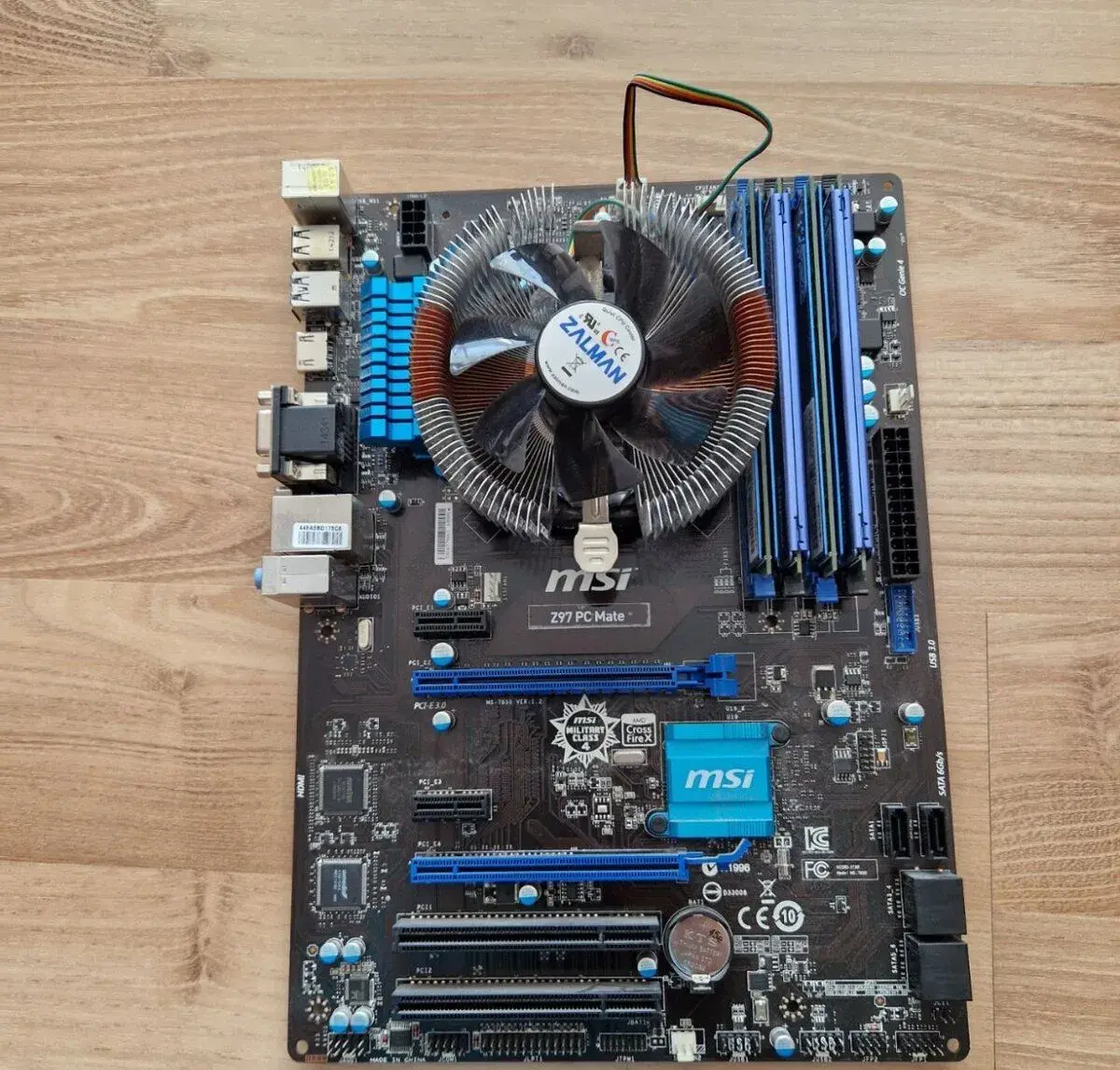 Základ počítače – MSI Z97 PC Mate + Intel i5-4670 + 8
