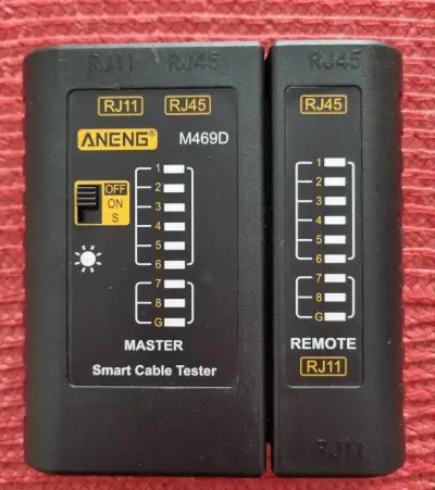 Značkový tester LAN kabelů Aneng M469D