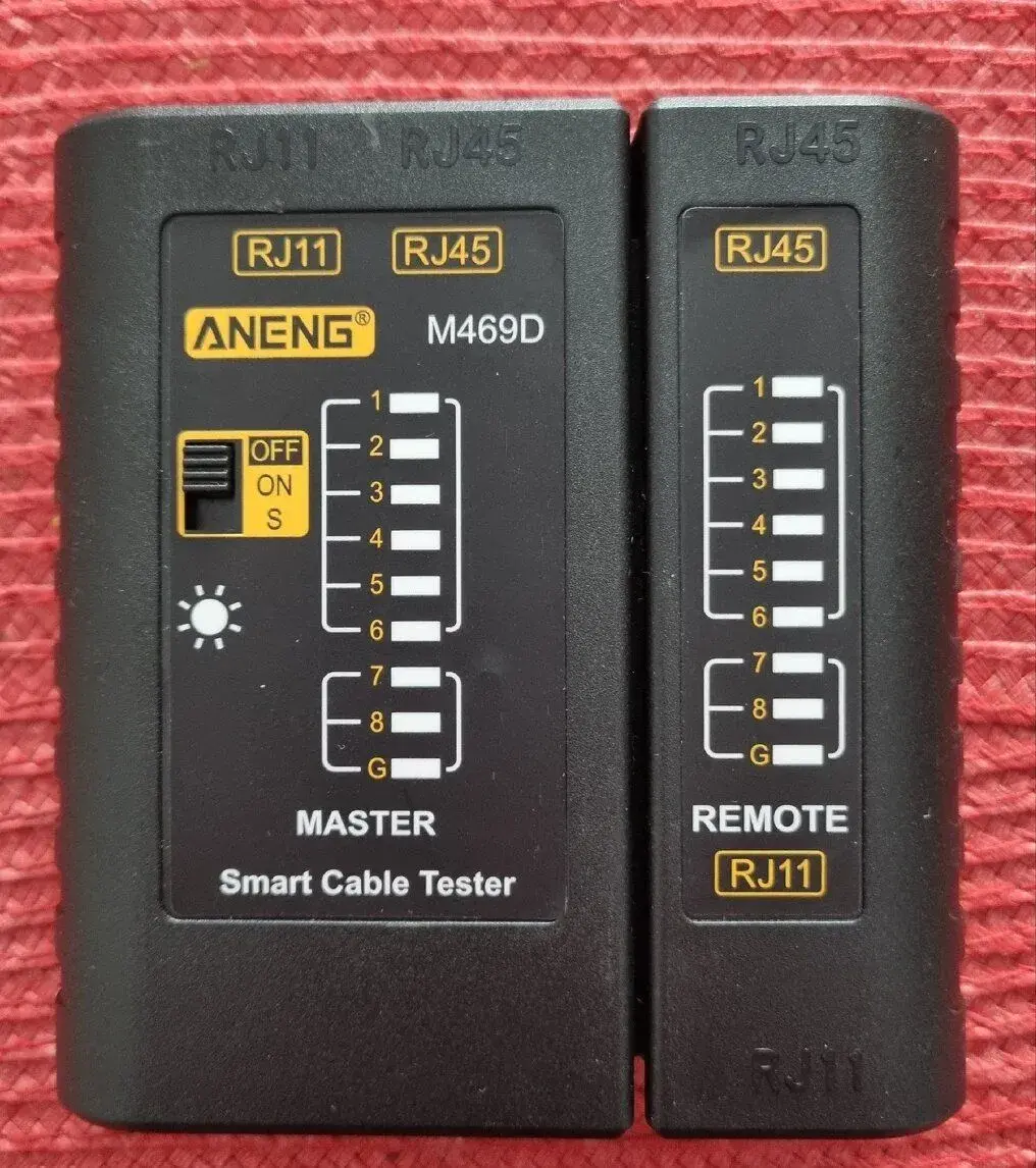 Značkový tester LAN kabelů Aneng M469D