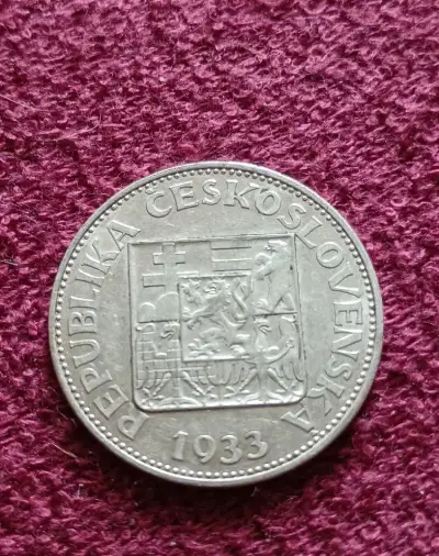 Stříbrná desetikoruna 10kc 1933