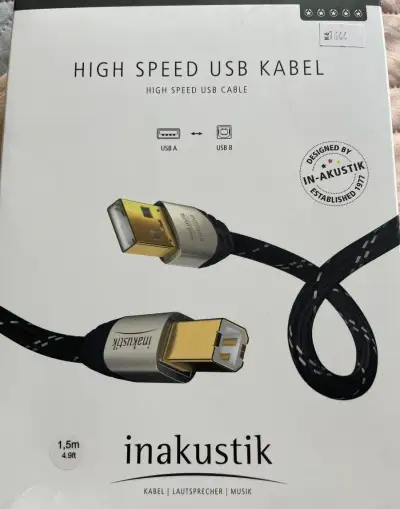 datový kabel Inakustik Exzellenz High Speed USB A-B 1,5m