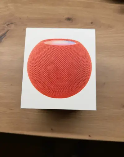 Apple HomePod mini – oranžový, kompletní balení
