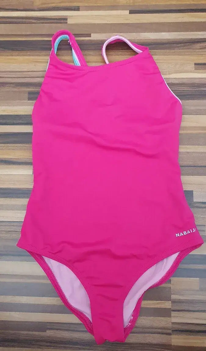 Dětské dívčí plavky Decathlon, věk 6-8 let
