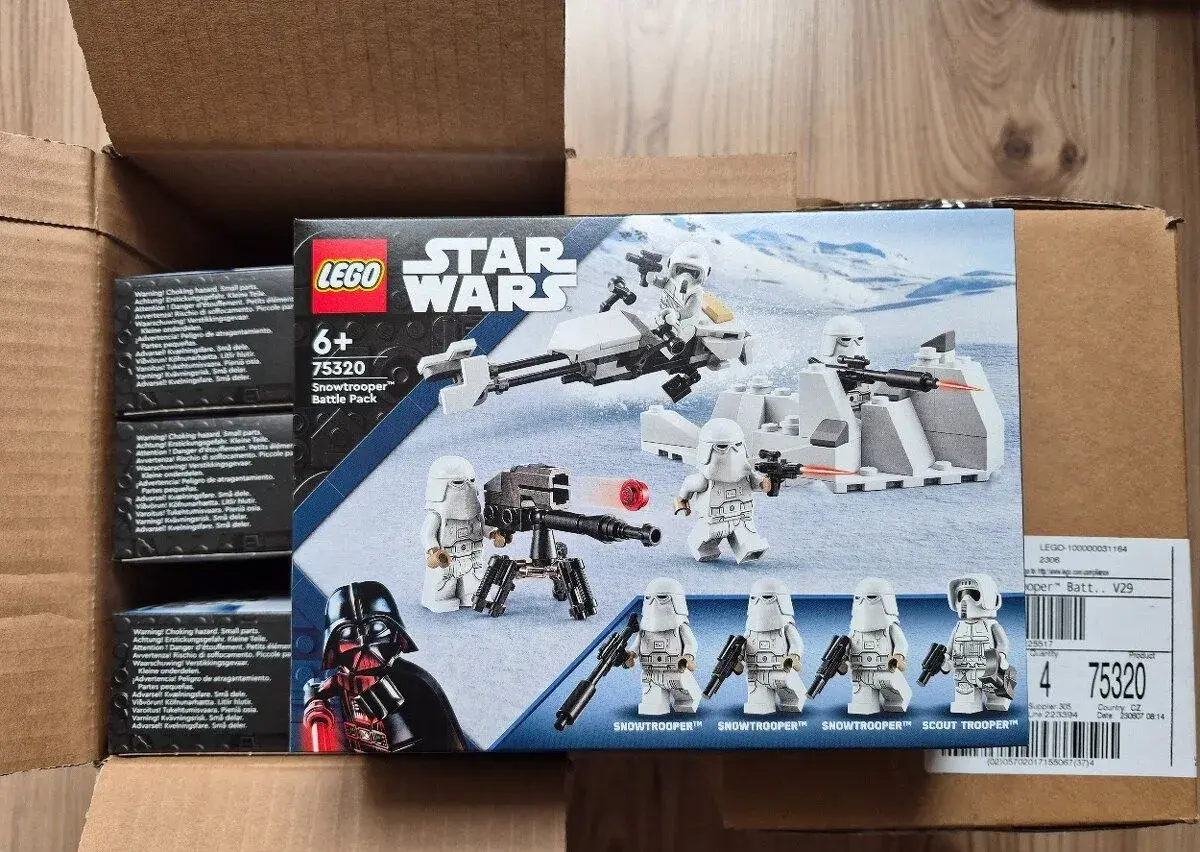 4x LEGO 75320 Bitevní balíček snowtrooperů