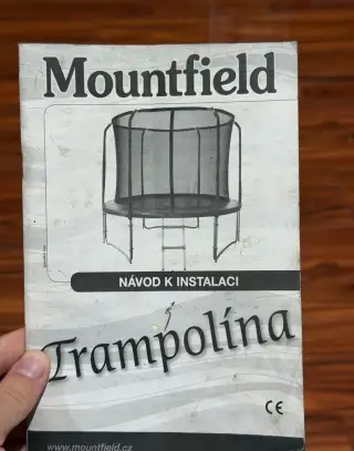 Trampolína Mountfield 305 cm / 3,05 m + síť + žebřík