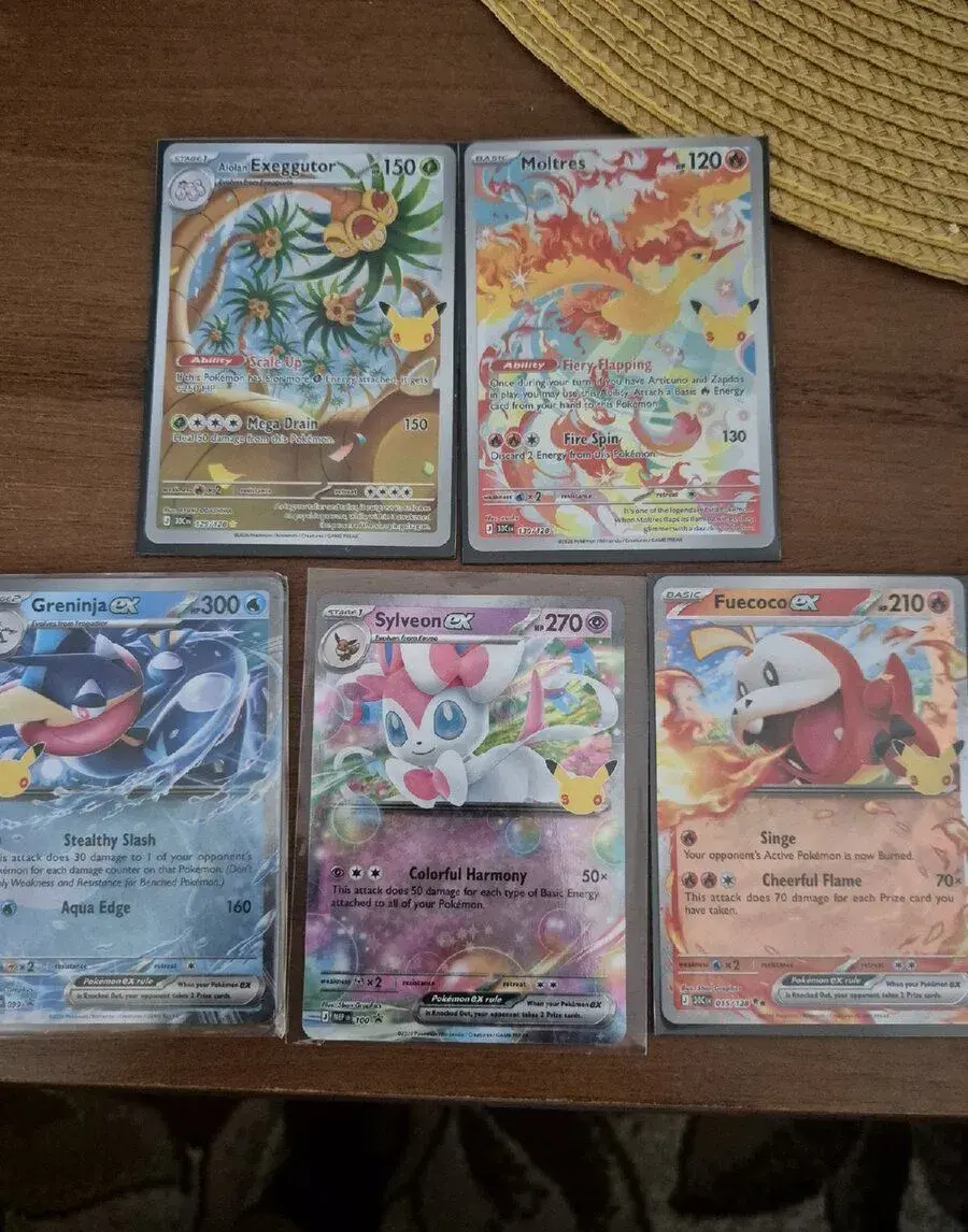 Pokemon 30th karty 5ks
