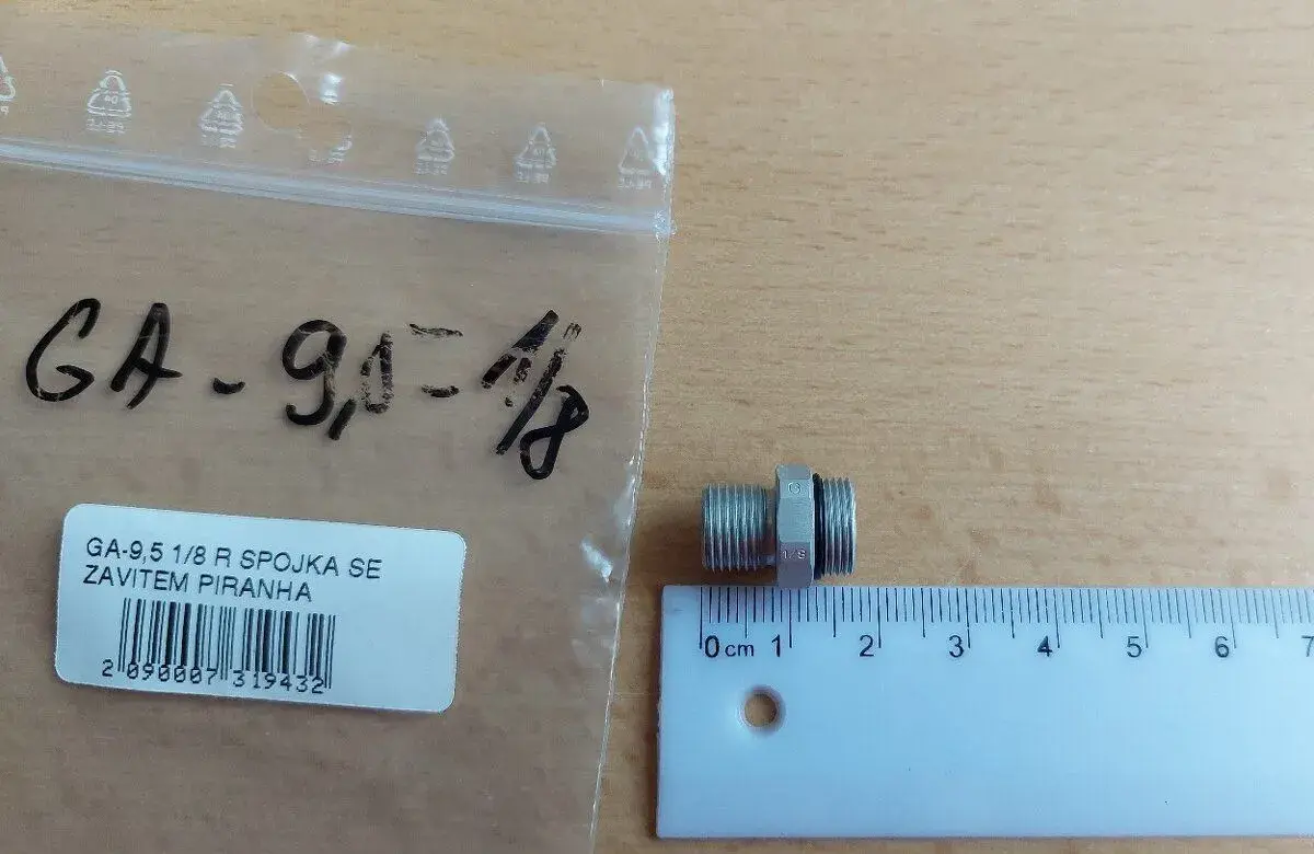spojka se závitem GA-9,5 1/8" NPT