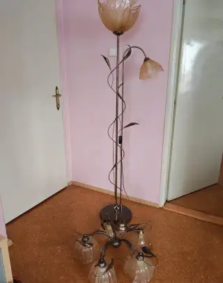 Set Lampy a Lustru rustikál