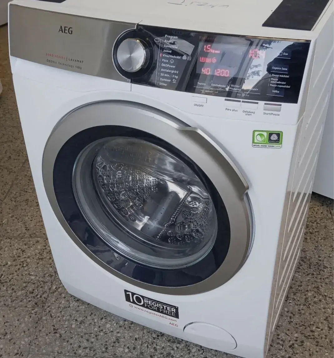 Pračku AEG, čeština, na 8 Kg
