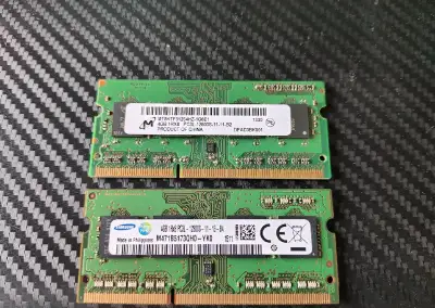 RAM DDR3 SO-DIMM 2x4gb (8GB set)