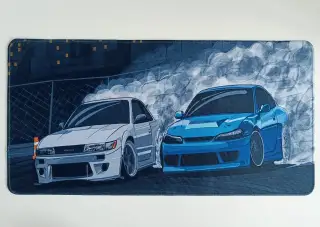 Herní podložka pod myš Nissan Silvia XXL drift