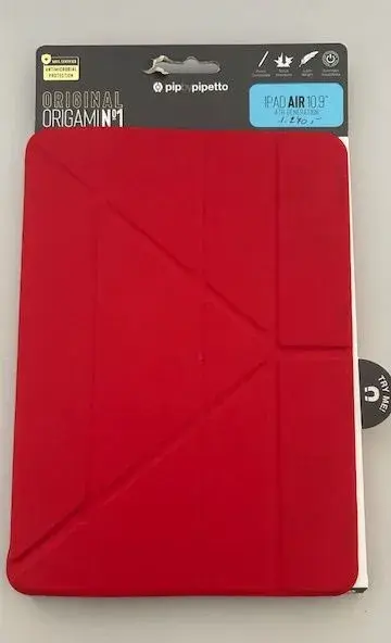 Original Pipetto Origami no1 iPad Air 10.9" 4g./ 5.g. RED