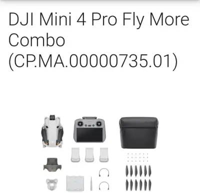 DJI Mini 4 Pro Fly More Combo+SD karta 256GB
