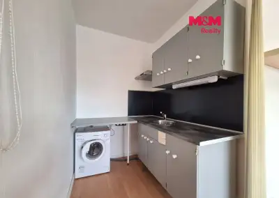 Pronájem bytu 1+kk, 30 m², OV, Chomutov, ul. Březenecká