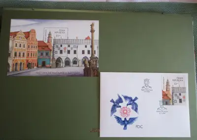 Český Krumlov historický-aršík+FDC-NOVINKA