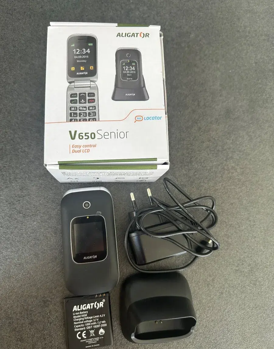 Aligator V650 Senior černý