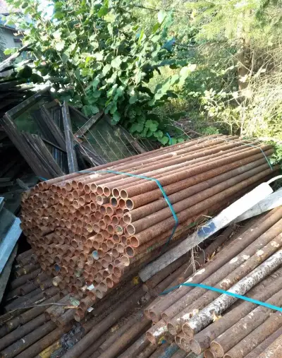 Nové i použité lešenarske trubky síla stěny 3.2mm