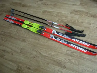 Dětské běžky ATOMIC Ski Tiger, délka 140cm, váz. Fischer