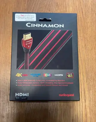 AUDIOQUEST HDMI Cinnamon 5 m - stříbrný