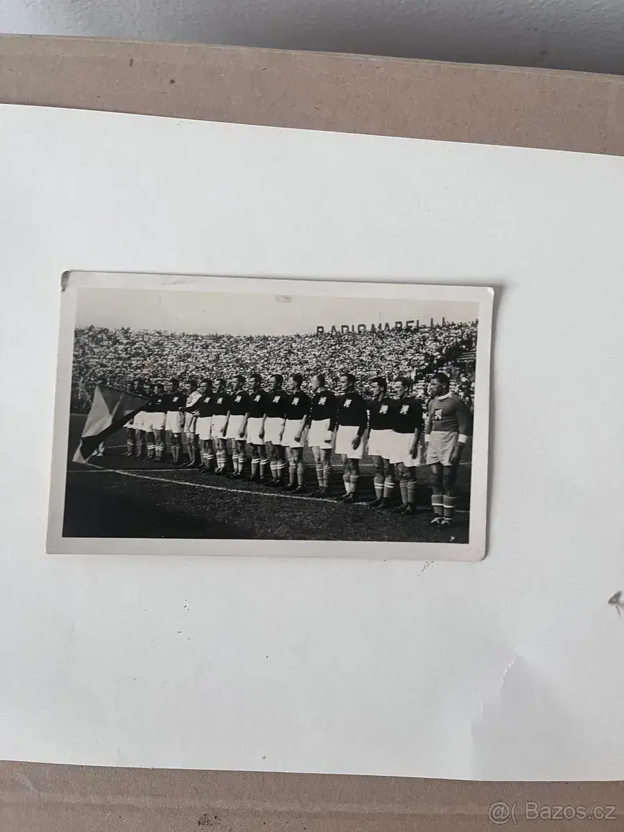 Pohlednice z ČS fotbalisty - finále MS 1934