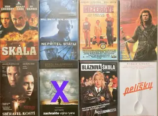 Originální VHS kazety
