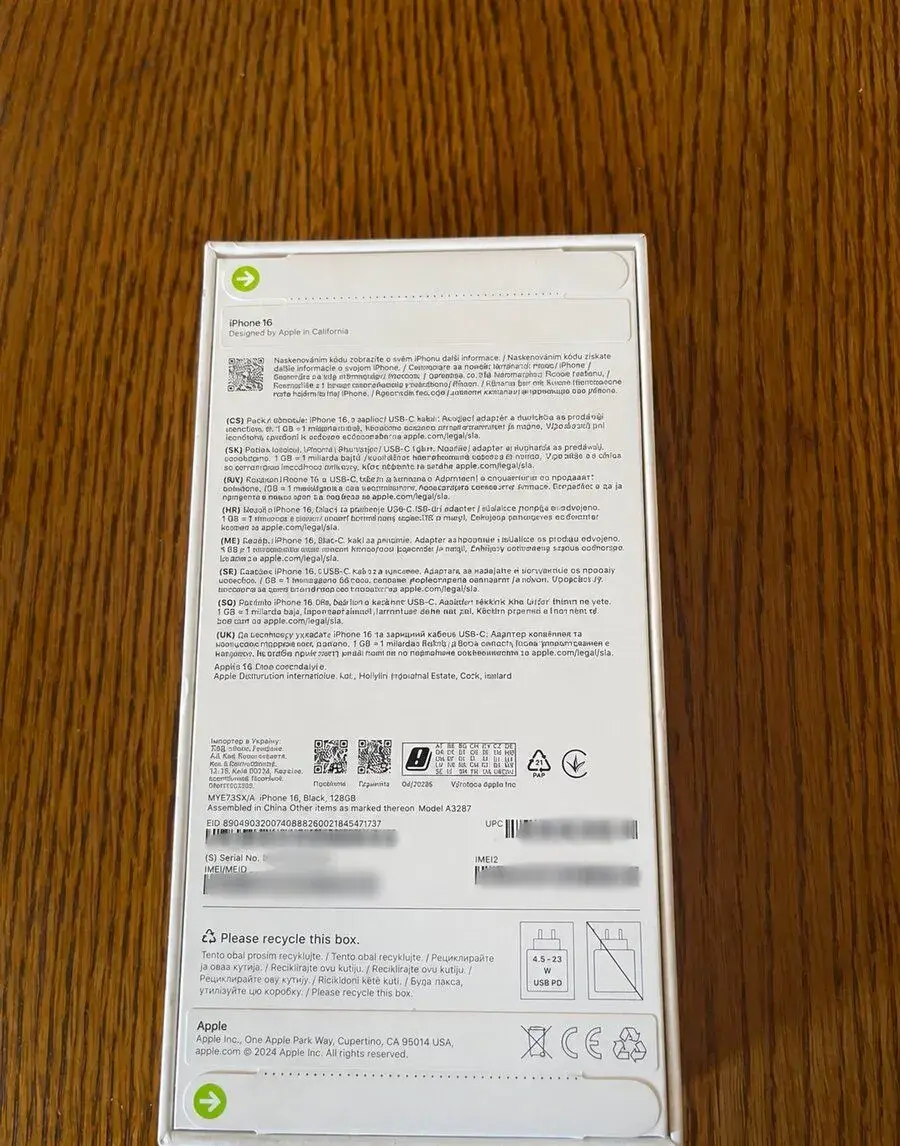 Apple iPhone 16 128 GB – černý – NOVÝ, ZAPEČETĚNÝ