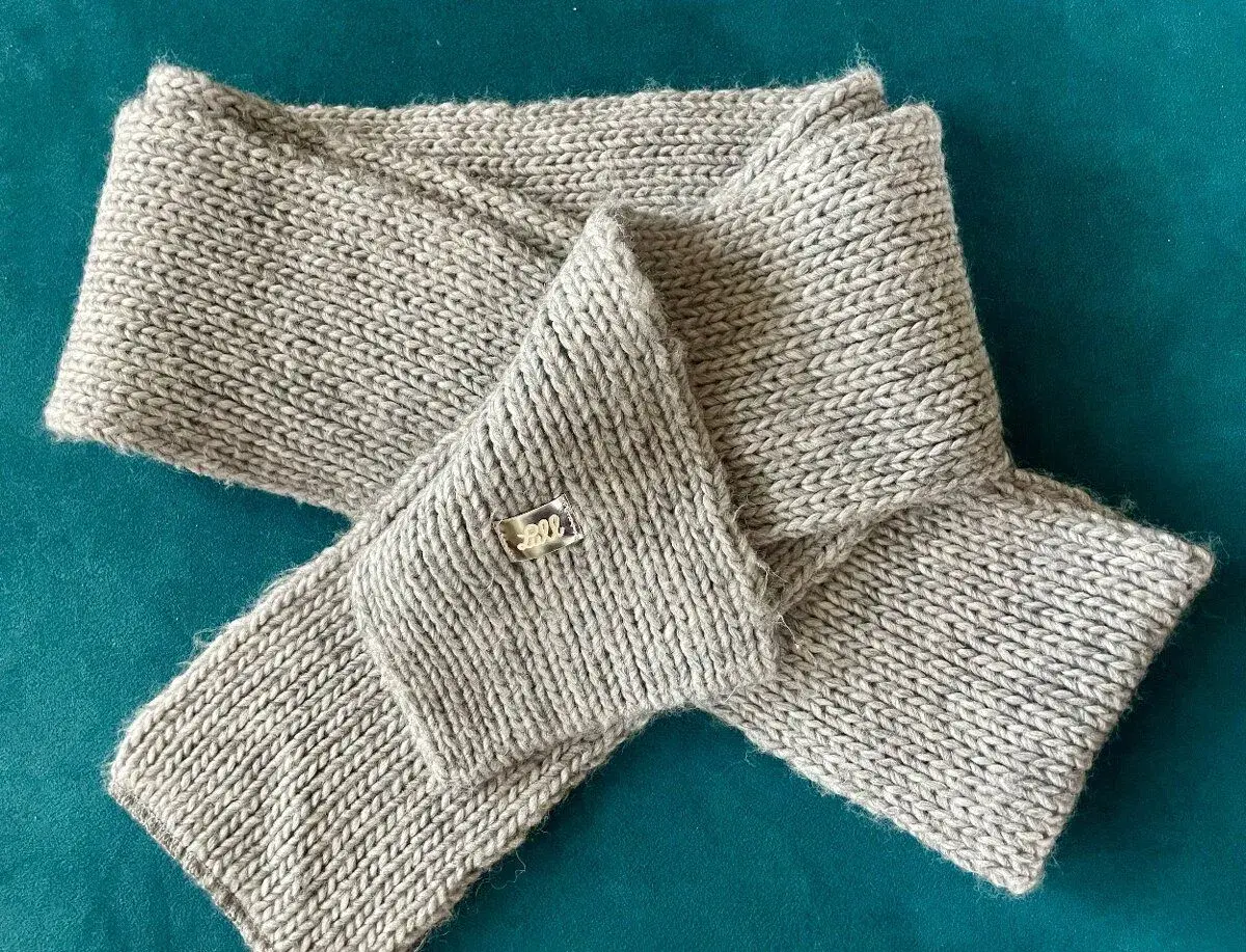 Lull Loungewear šedá šedivá šála obsahuje i vlnu vlněná