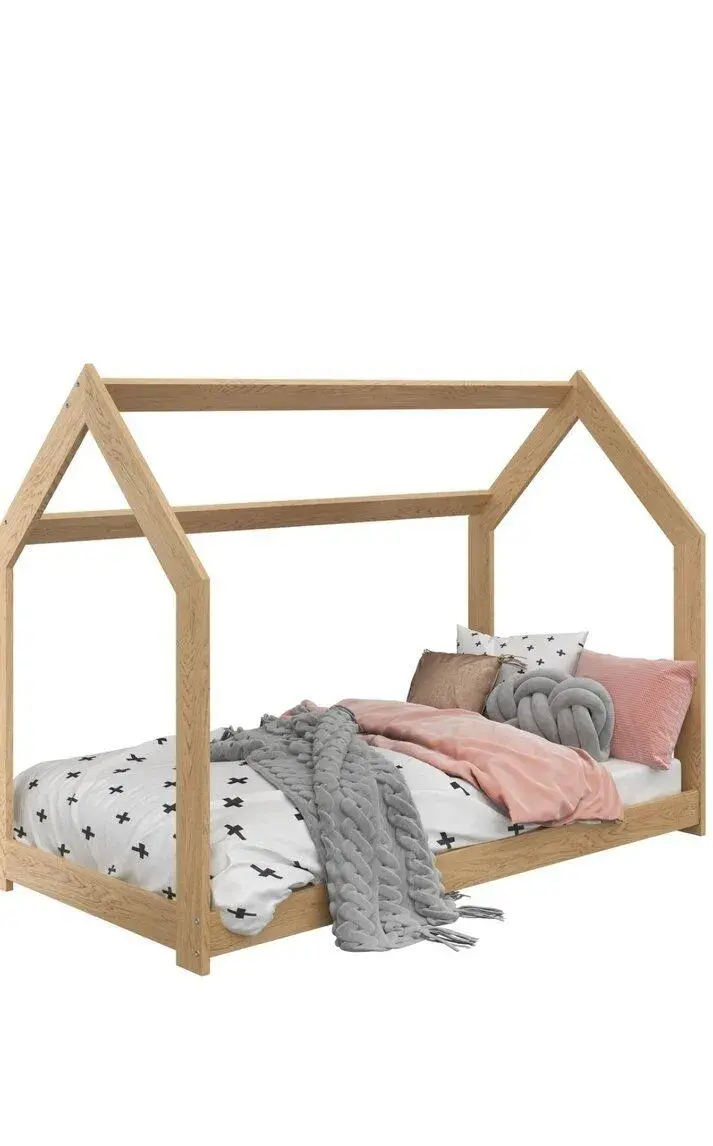 Dětská postel + matrace + rošt / postýlka domeček