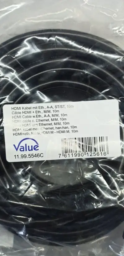 HDMi kabel 10m, nový, nerozbalený