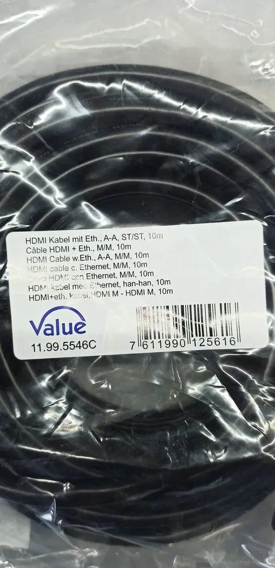 HDMi kabel 10m, nový, nerozbalený