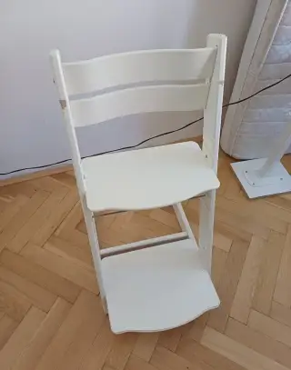 Rostoucí židle jitro - bílá