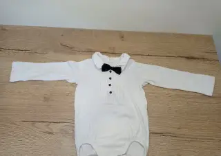 Body dlouhý rukáv slavnostní s motýlkem HM 92