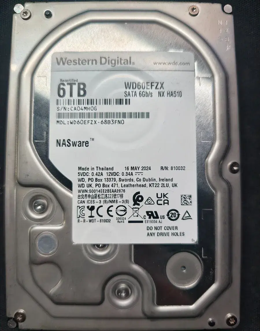 HDD 3,5" WD red plus