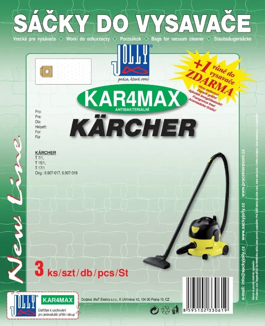 sáčky do vysavace karcher kar4max