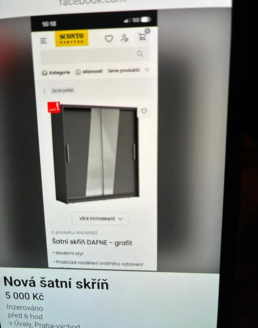 Nova skříň Sconto nábytek
