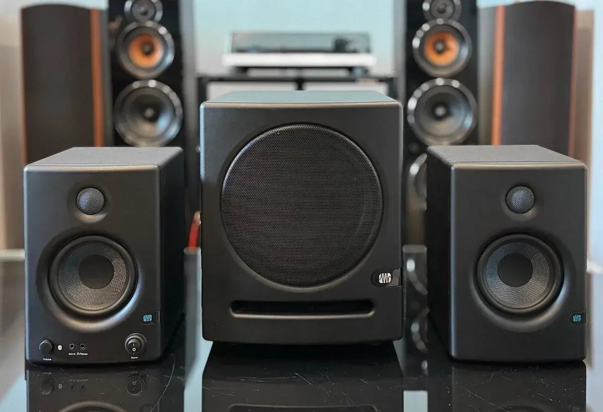 PreSonus E4.5BT+Eris SUB8 aktivní repro, subwoofer