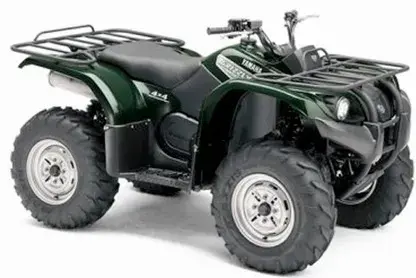 Yamaha Grizzly 450, díly, motor, rám, doklady
