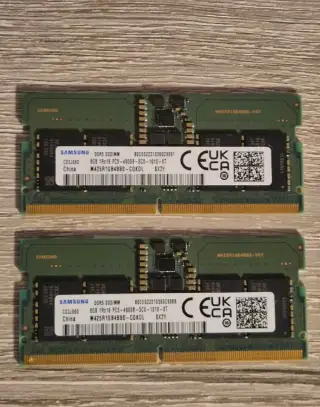 16 GB RAM DDR5 4800 do notebooku – 2× 8 GB Samsung